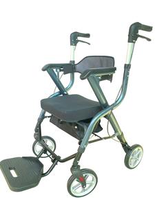 Sedia da Trasporto Pieghevole TRA08, Deambulatore Leggero e Sedia a Rotelle per Adulti, per Riabilitazione e Mobilità - Product Image 3