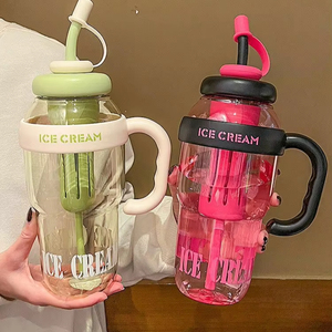 Chất lượng cao 1.2L nhựa cốc chai nước xách tay cho sinh viên và người lớn cho uống nước trái cây trà đồ uống khác - Product Image 1