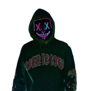 Luz LED de Halloween, divertida, para la fiesta de <span class=keywords><strong>disfraces</strong></span> de <span class=keywords><strong>The</strong></span> <span class=keywords><strong>Purge</strong></span> Election Year, accesorios geniales para festivales y cosplay. - Product Image 6