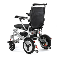 Fauteuil roulant électrique intelligent pliable en alliage d'aluminium, fauteuil motorisé léger, scooter tout-terrain pour personnes handicapées, pour les voyages