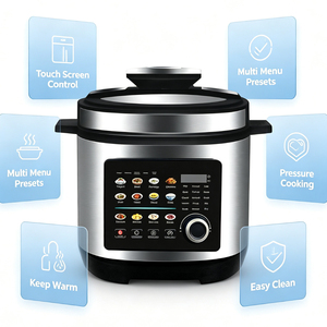 Electrodomésticos de Cocina, Ollas <span class=keywords><strong>a</strong></span> Presión Multifuncionales 12 en 1, <span class=keywords><strong>Olla</strong></span> <span class=keywords><strong>a</strong></span> Presión Eléctrica Inteligente de 5L 6L, <span class=keywords><strong>Olla</strong></span> Arrocera - Product Image 4