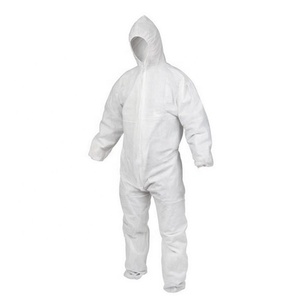 Combinaison médicale jetable & SMS 50 Type 56 Combinaison 40Gsm pour homme Combinaison jetable blanche réfléchissante - Product Image 1