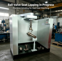 Machine à affûter les sièges de soupapes CNC DN50-DN125, machine de rectification de sièges simples pour la réparation de soupapes industrielles