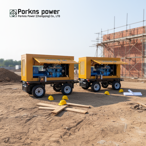 Grupo Electrógeno Diésel Silencioso de 100-1000 kVA, Tipo Remolque, 380 V, Arranque Automático, ATS, Trifásico, 4 Líneas - Product Image 1