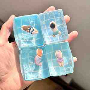 New 6cm Pool- Maltose TPR Squishy <b>Ball</b> Toy Stress Relief Creative Gift for Kids Adults Gifts with Cool Ambiance - Product Image 2