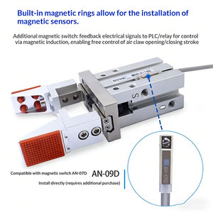 Pinza Robótica Neumática de Alta Precisión y Gran Resistencia con Cilindro de Dedo MHZL2-16D/20D, Accesorio Paralelo para Brazo Robótico con Expansión Interna - Product Image 5