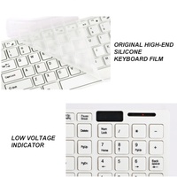 Combo de Teclado y Ratón Inalámbrico LED Mini Slim para Oficina y Juegos, con 2.4GHz para Laptop - En Stock