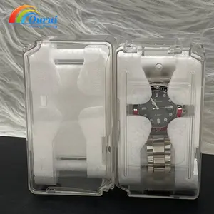 Hot Selling Travel Case Display für Luxus uhren Kunststoff uhr Aufbewahrung sbox Dual Watch Halter und Organizer