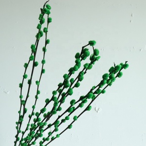 Fiore artificiale Secchi <span class=keywords><strong>Argento</strong></span> Salice Uso Naturale <span class=keywords><strong>Bouquet</strong></span> Caldo Conserve di Lunga Durata per il FAI DA TE Da Sposa Colorato Fiore Decorativo - Product Image 6