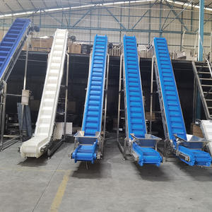 Fabrieksprijzen Assemblagelijn Voedseltransportband Witte Voedselkwaliteit Roestvrijstalen Pu-<span class=keywords><strong>Band</strong></span> Klimtransportband - Product Image 2