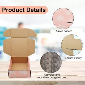 Custom Best Selling Quality Fancy Corrugated <b>Paper</b> Gift Shipping Box With Nice <b>Pattern</b> - Product Image 5