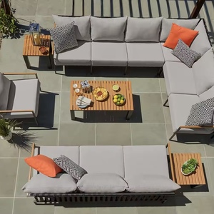 Vente en gros au meilleur prix Mobilier d'hôtel nordique en métal imperméable Meubles <span class=keywords><strong>de</strong></span> cour en aluminium Meubles <span class=keywords><strong>de</strong></span> patio <span class=keywords><strong>Salon</strong></span> <span class=keywords><strong>de</strong></span> <span class=keywords><strong>jardin</strong></span> Canapé d'extérieur - Product Image 4