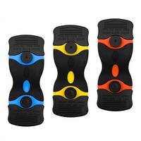 Ensemble de 21 grattoirs en plastique avec lame métallique double face pour le nettoyage des autocollants de fenêtre, des stickers et du papier peint