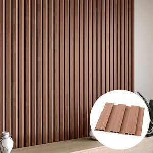 Thiết kế mới hạt gỗ paneles de <span class=keywords><strong>WPC</strong></span> decorativo Para pared trong nhà <span class=keywords><strong>WPC</strong></span> Panel tường - Product Image 6