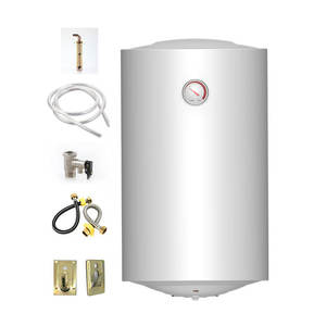 Calentador de Agua Eléctrico de Acero Inoxidable para Cocina, Montado en la Pared, <span class=keywords><strong>80</strong></span> <span class=keywords><strong>Litros</strong></span>, Vertical, para Uso Doméstico y Hotelero, Ahorro de Energía - Product Image 3