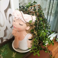 Ornement de jardin en résine, figurine en résine peinte à la main, pots artisanaux, résistant à la décoloration par tous les temps, pot de terreau pour bonsaï, décoration
