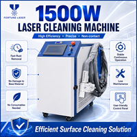 Sistema de Limpieza de Superficies con Láser de Fibra Industrial de 1500W para Eliminar Óxido Metálico, Grasa y Revestimientos