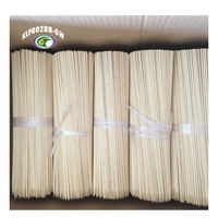 Bâtons de bambou ronds de qualité alimentaire, bâtonnets jetables, biodégradables, durables, pour barbecue, pour grill au charbon de bois, unités