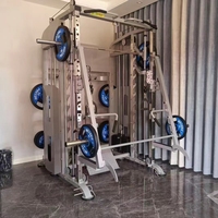 Nouvel équipement Smith Machine de pointe avec machine à câbles de musculation MND-C90 Power Cage – Équipement de gym professionnel à vendre