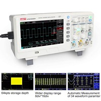 UNI-T UTD2102CEX + Oscilloscope de stockage numérique 100MHZ USB double canal Portable PC LCD Oscilloscope testeur de forme d'onde