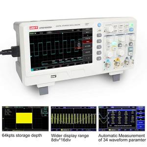 UNI-T UTD2102CEX + 디지털 100MHZ 저장 오실로스코프 USB 듀얼 채널 휴대용 <span class=keywords><strong>PC</strong></span> LCD 오실로스코프 파형 테스터 - Product Image 2