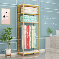 Support d'exposition pour literie, édredons et draps, présentoir combiné pour textiles de maison
