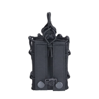Étui Tactique à Double Decker TACO Tactique Molle, Pochette de Cartouche de Munitions Simple Mag pour Sac de Chasse