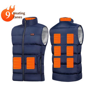 <span class=keywords><strong>2025</strong></span> vendita calda gilet di riscaldamento giacca per Unisex autunno inverno USB batteria riscaldata cappotti chiusura a cerniera abbigliamento Casual da uomo alla moda - Product Image 1