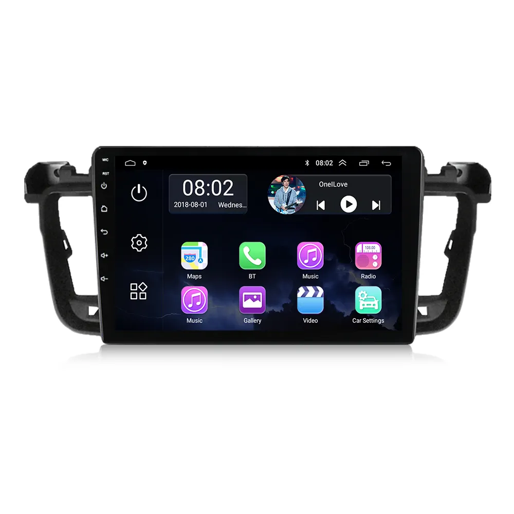 Mekede 2.5D Touch Screen 2G + 32G Wifi Dvr Voor Peugeot 508 2011-2018 Auto Radio Multimedia video Speler Navigatie Gps Geen 2 Din Dvd