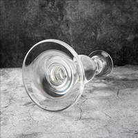 Candélabre en cristal K9 de style colonne romaine classique pour la décoration de table de banquet formel