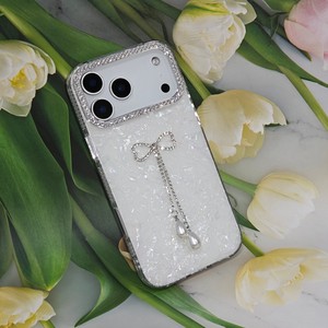 Custodia Antiurto per iPhone X 11 12 13 14 15 16 17 Pro Max, Cover per <span class=keywords><strong>Telefono</strong></span> con Fiocco e Nappa per Samsung S25 Edge Redmi 14C - Product Image 3