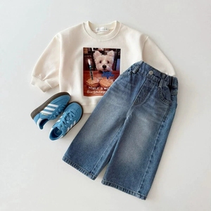 Celana Jeans Bayi Musim Semi Gugur, Celana Kasual Anak Laki-laki, Celana Jeans Anak Bermotif Saku - Product Image 4