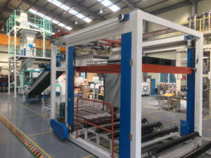 600 túi/giờ thông minh tự động thức ăn chăn nuôi vị trí cao Claw palletizer đa chức năng túi đóng gói palletizing máy - Product Image 3