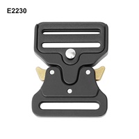 Boucle de ceinture tactique en alliage de zinc durable pour l'extérieur, à dégagement rapide, en métal