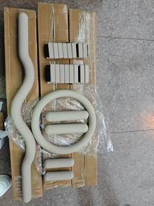 Factory Wholesale Custom Color Logo Home Fitness Set Yoga Pilates Accessories Barbell Bar Silicone <b>Dumbbell</b> Power Ring Yoga Mat - Product Image 6