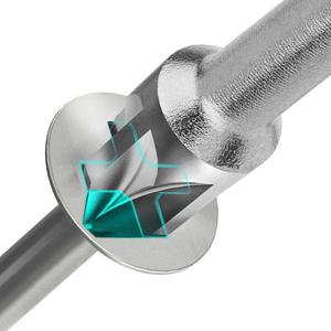 HAZET Bit 2204N-6/3 ∙ 1/4 pouce (6.3mm) hexagone, massif ∙ Profil à 6 pans intérieurs ∙ 3 pièces ∙ Taille 6 mm - Product Image 2