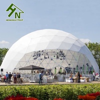Vente flash - Tente dôme géodésique personnalisée pour événements en plein air, avec prix pour 50 à 100 personnes