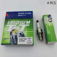 Bougie d'allumage à essence haute performance Iridium IK20TT4702 pour Peugeot Citroën Opel - Neuve