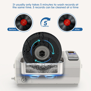 Système de nettoyage ultrasonique <span class=keywords><strong>professionnel</strong></span> 6L Nettoyeur ultrasonique <span class=keywords><strong>pour</strong></span> disques vinyles <span class=keywords><strong>pour</strong></span> la <span class=keywords><strong>restauration</strong></span>, les magasins de disques et la préservation audio - Product Image 3