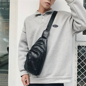 VIGOGNA <span class=keywords><strong>POLO</strong></span> Logo Personalizzato Borsa Uomo Fornitore Della Cina Cross body Bag di Modo del Commercio All'ingrosso Coreano di Modo Morbido Cuoio DELL'UNITÀ di elaborazione Sacchetto di Petto per Gli Uomini - Product Image 2