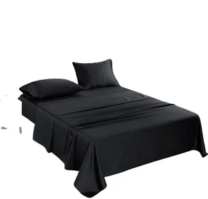 100% Organic Cotton High Quality Bed Sheet Set Anti-allergy Bedding Set