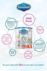 Leche en Polvo para Crecimiento Senimil 3, 400g, Lata Metálica - Fórmula para Niños Pequeños Etapa 3, Sin Aceite de Palma, Enriquecida con DHA, GOS y FOS, Calidad Superior - Product Image 3