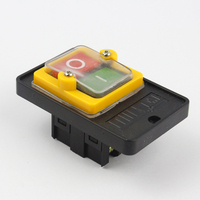 KAO-10KH KAO-5M Sakelar Tombol Tekan Tahan Air Start Stop On/Off 10A 24V IP53 1NO1NC dengan Casing