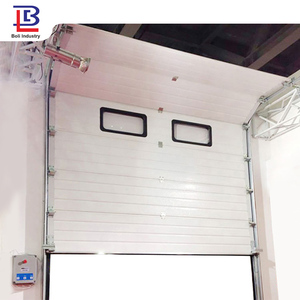 Hậu cần công viên nhà máy công nghiệp tự động trên không thép dọc nâng cuộn lên kim loại cắt Con lăn màn trập cửa cổng - Product Image 2