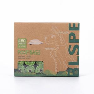 Sacs à déjections pour animaux de compagnie écologiques et luxueux, personnalisés, 450 sacs, 30 rouleaux, biodégradables, sacs à crottes pour chiots, sacs en plastique pour l'élimination des déchets d'animaux - Product Image 5