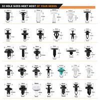 Assortiment de clips de fixation et d'éléments de fixation automobiles, tailles courantes, rivets en nylon pour pare-chocs et ailes, 1115 pièces de clips + outil de retrait