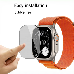 Protection d'écran en verre trempé pour <span class=keywords><strong>Apple</strong></span> <span class=keywords><strong>Watch</strong></span> Ultra 3 <span class=keywords><strong>2</strong></span> Series 10 9 8 7, film de confidentialité anti-éclats, 49 46 45 44 <span class=keywords><strong>42</strong></span> 41 40 <span class=keywords><strong>mm</strong></span> - Product Image 2