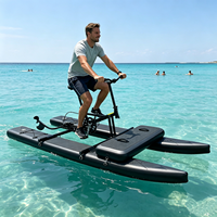 Vélo aquatique gonflable commercial anti-UV en PVC pour usage extérieur, série WB, modèle d'usine pour location en lac et boutique aquatique
