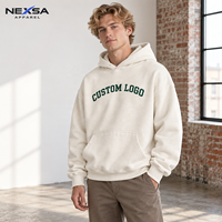 Hoodie Oversize Vert Personnalisé en Gros avec Lettres Brodées en Arche – Coton Décontracté Streetwear Preppy – Fabricant