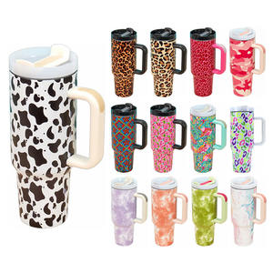 <span class=keywords><strong>Vaso</strong></span> en blanco de sublimación aislado de doble pared de acero inoxidable de 40oz de almacén de EE. UU. Tazas con tapa deslizante y pajita para coche - Product Image 6